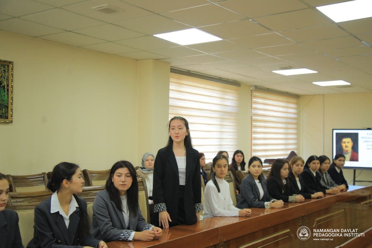 NAMANGAN DAVLAT PEDAGOGIKA INSTITUTIDA “KITOBXON TALABA” TANLOVI O‘TKAZILDI
