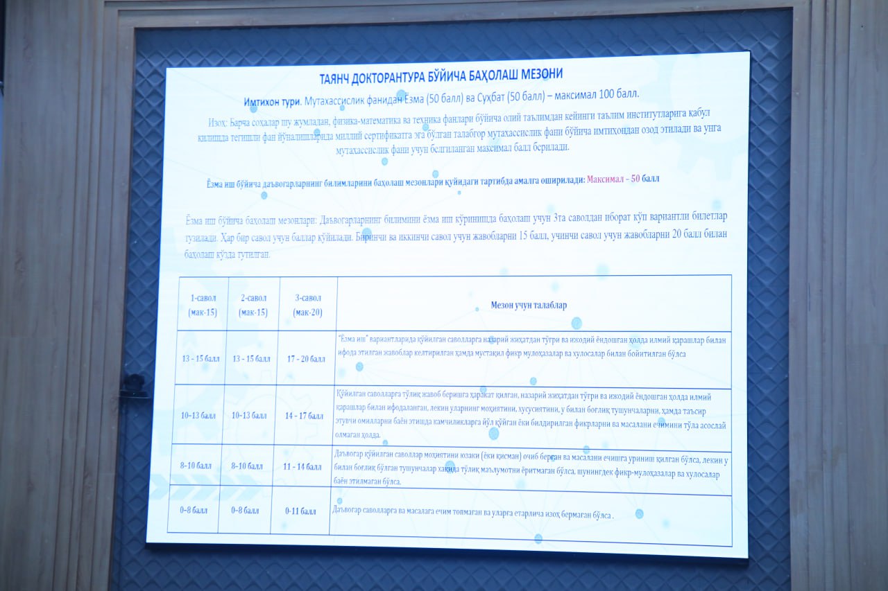 Namangan davlat pedagogika institutida ilmiy faoliyatni yanada takomillashtirish yo‘lida navbatdagi muhim qadam!