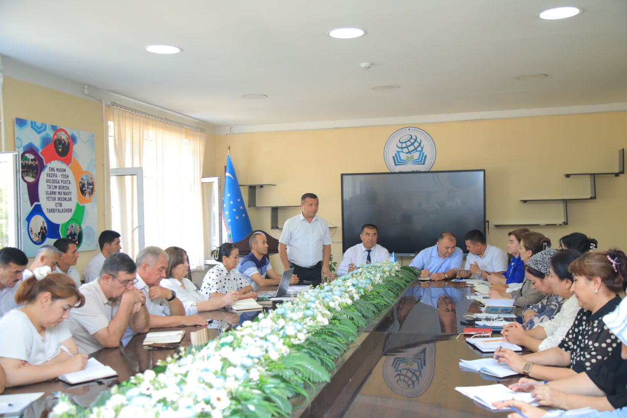 PEDAGOGIKA FAKULTETI KENGASHINING 1-SONLI YIG‘ILISHI