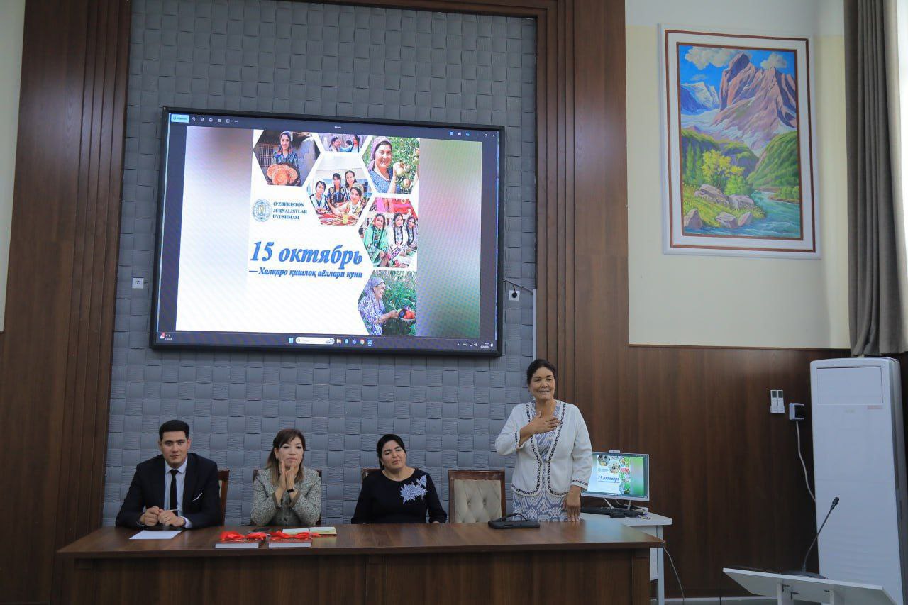 Xalqaro Qishloq Ayollari Kuniga Bag‘ishlangan Uchrashuv