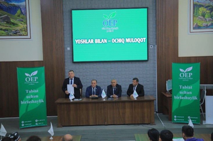 Namangan davlat pedagogika institutida ochiq muloqot: ekologiya va yoshlik masalalari muhokama markazida