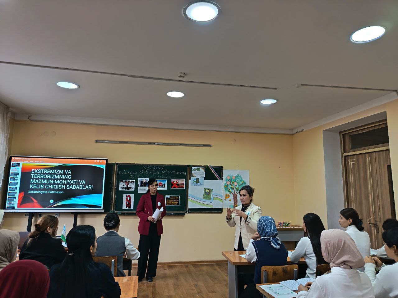 “Terrorizmning xavfi: talabalar bilan ochiq muloqot”