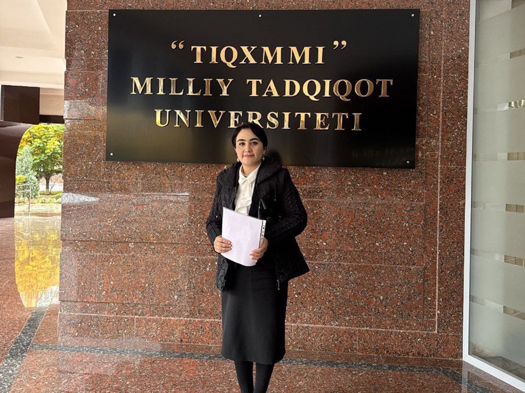 O'zbek va xorijiy tillar kafedrasi mudiri R.Tillayeva tomonidan  "TIQXMMI" milliy tadqiqot universiteti bilan shartnoma tuzildi