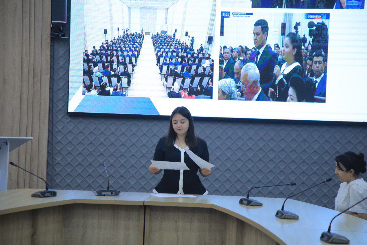 Namangan davlat pedagogika institutida tashkil etilgan “Davraga kel, dugonajon!” nomli iqtidorli xotin-qizlar forumi o‘tkazildi.