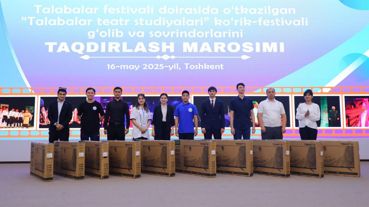 "Talabalar teatr studiyalari" Respublika tanlovida Namangan davlat pedagogika instituti "Diydor" jamoasi lll oʻrinni qoʻlga kiritdi.