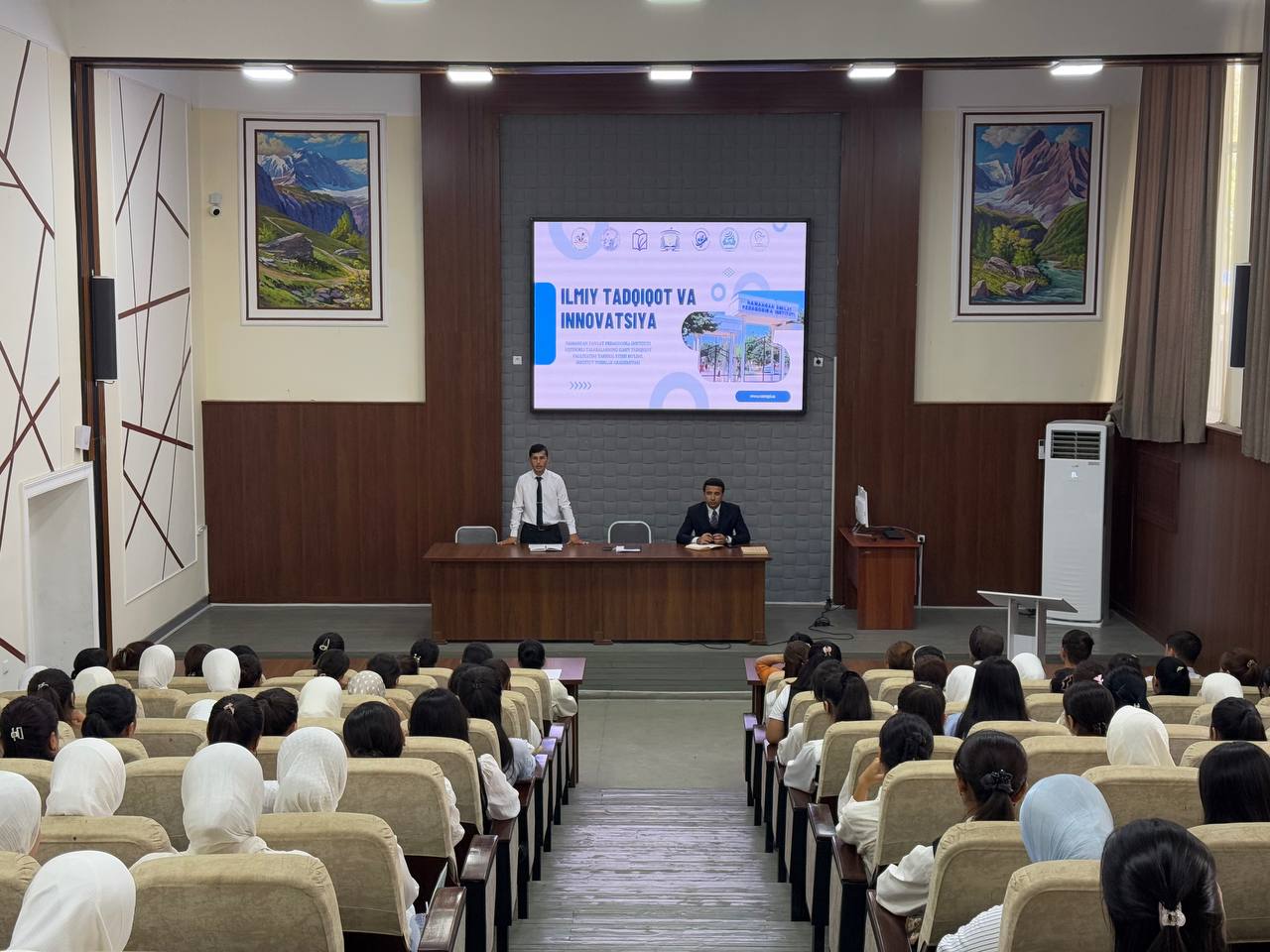 "Ilmiy tadqiqot va innovatsiya"mavzusida seminar-trening tashkil etildi.