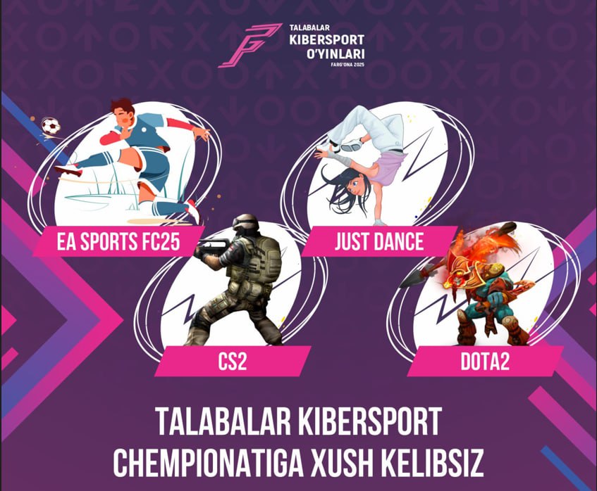 “Talabalar Kibersport o‘yinlari – 2025”