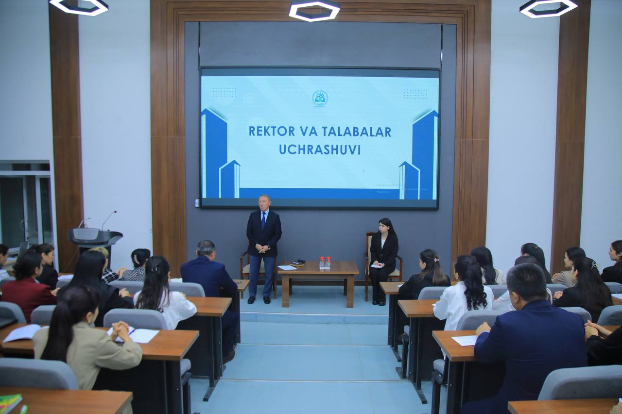 “Yoshlar kuni” doirasida “Rektor va yoshlar uchrashuvi” tashkil etildi