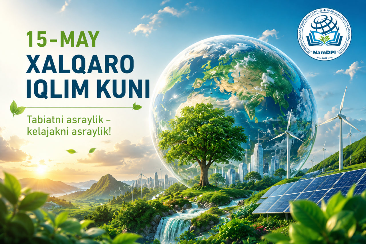 15-MAY – XALQARO IQLIM KUNI